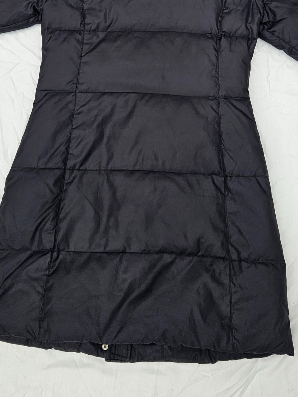 Michael Kors Long Black Puffer Jacket with Hood - Picture 12 of 16